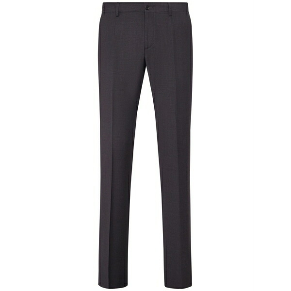 フィリップ飾り気の無い メンズ 心地好いズボン下 ボトムス Tailored virgin-wool trousers Grey