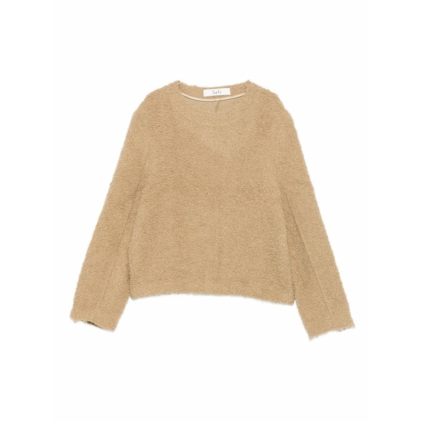 空想科学小説アール メンズ 編み物\u0026スウェーター アウター V-neck textured sweater -