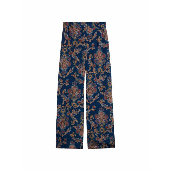 モモン レディース 心地よいズボン下 ボトムス Baccarat trousers Blue