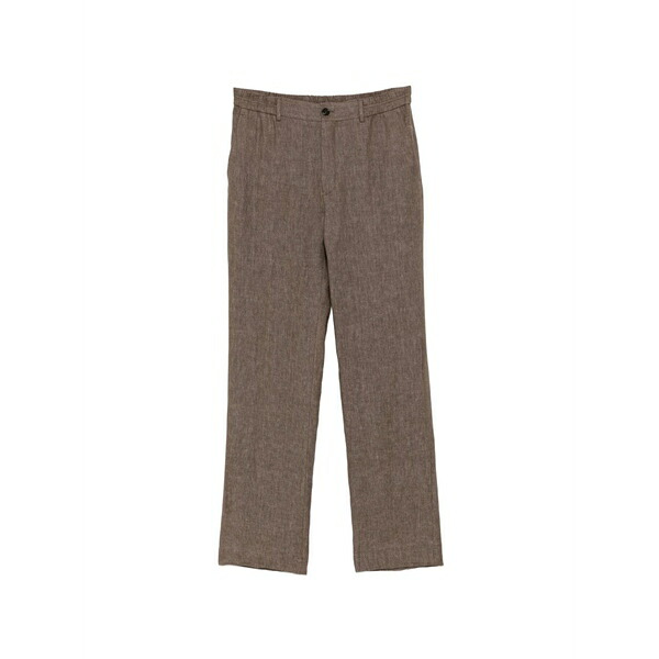 インコテックス メンズ 心地好いズボン下 ボトムス Elasticated-waistband trousers Brown