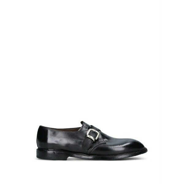 プレミアータ メンズ 御召しものシューズ シューズ Buckle-fastening monk shoes Black