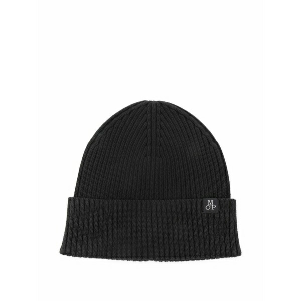 マルコポーロ メンズ 鳥打ち帽 付属物 Ribbed beanie hat Grey