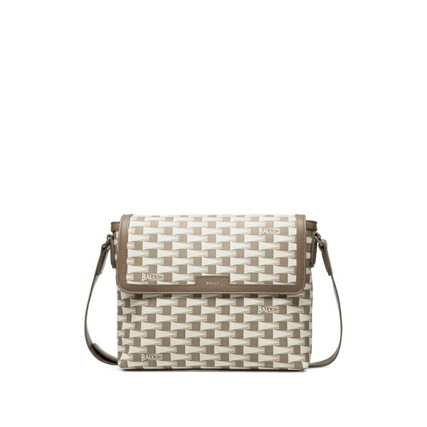 バリー メンズ ショルダーバッグ 御徒面子 Pennant flap crossbody bag Neutrals