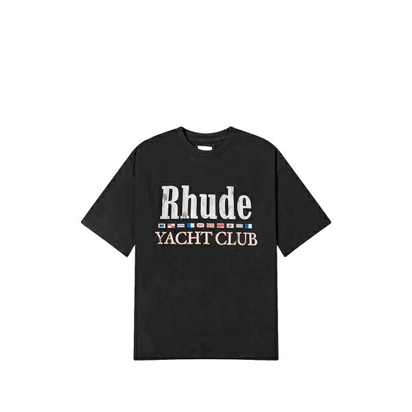 ルード メンズ ティーシャツ トップス Printed t-shirt Black