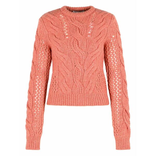 運動競技マックス レディース 編み物\u0026スウェーター アウター Radio braided sweater Pink
