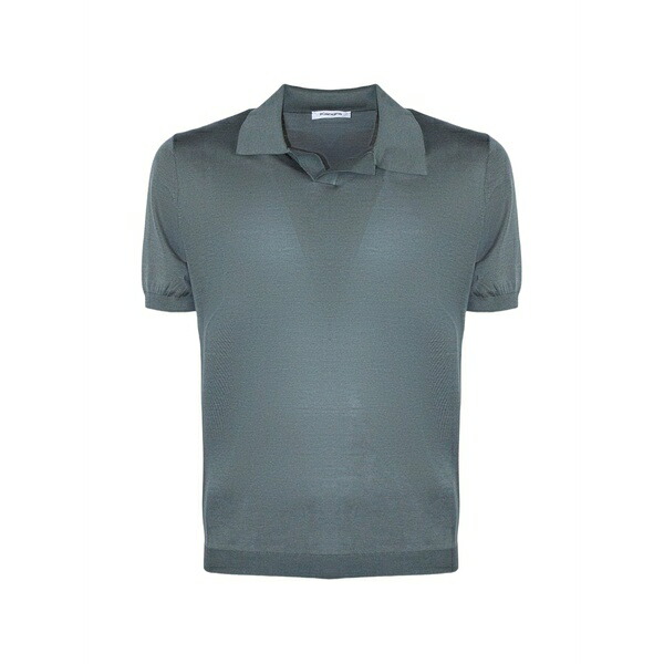 カングラ  メンズ ティーシャツ トップス Short-sleeve polo shirt Green