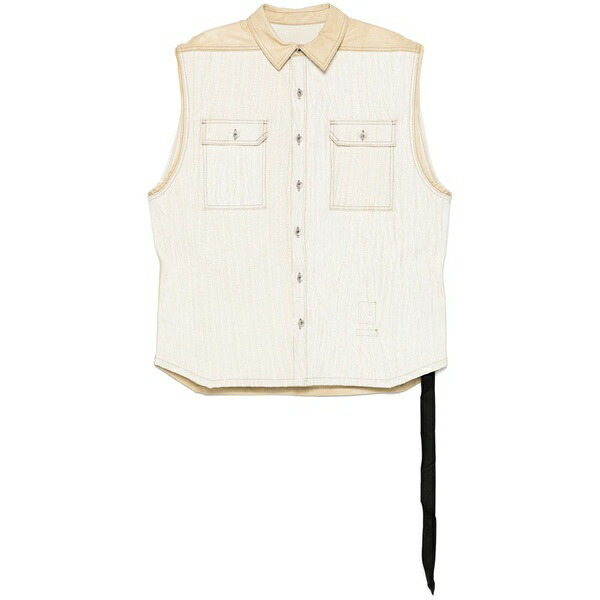 リックオウエンス メンズ 上衣＆上衣 アウター Sl tommy jumbo gilet White