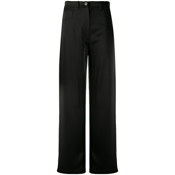 ナヌーシュカ レディース 心地よいズボン下 ボトムス Wide-leg trousers Black