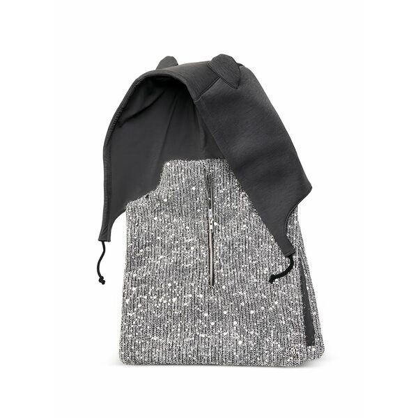 メゾンミッシェル レディース 帽子 アクセサリー Justin hood hat Grey|asty