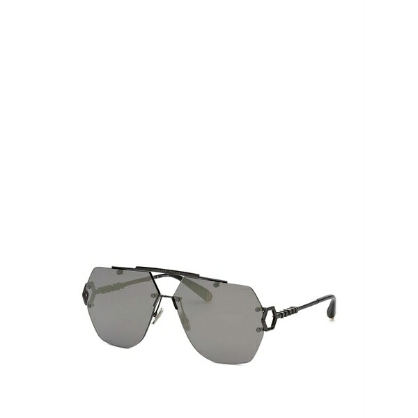 フィリップ飾り気の無い メンズ サングラス・アイウェア 佩び物 Tinted-lens sunglasses Black