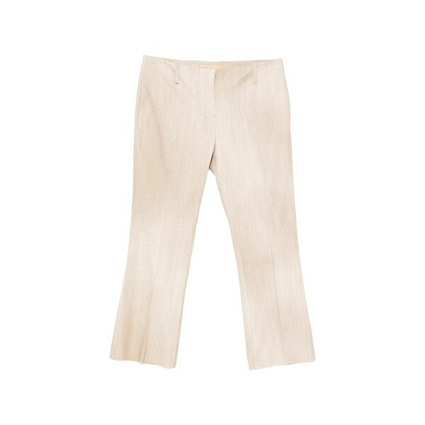 エルマンノ シェルヴィーノ レディース 心地好いズボン下 ボトムス Emy textured cropped trousers Neutrals