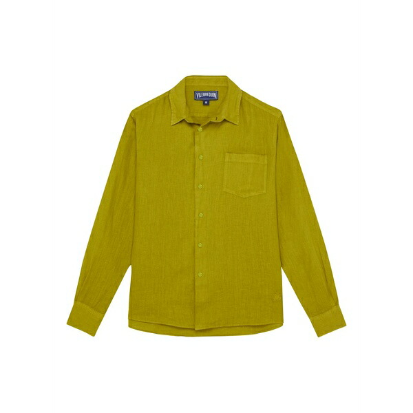 ヴィルブレクイン メンズ プルオーバー トップス Chest-pocket embroidered shirt Green