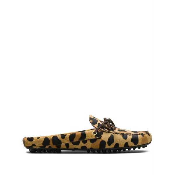 カーシュー レディース サンダル シューズ Leopard-print slippers Brown