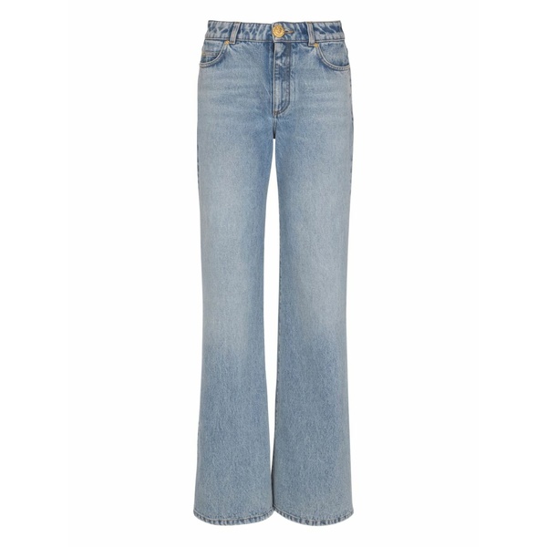バルマン レディース ジーンズズボン下 ボトムス Faded-wash jeans Blue