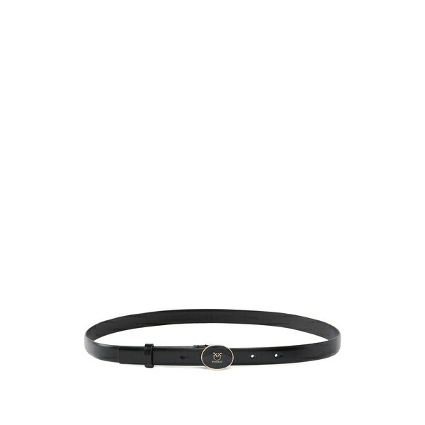 ピンコ レディース 三尺帯 添え物 Love birds buckle belt Black