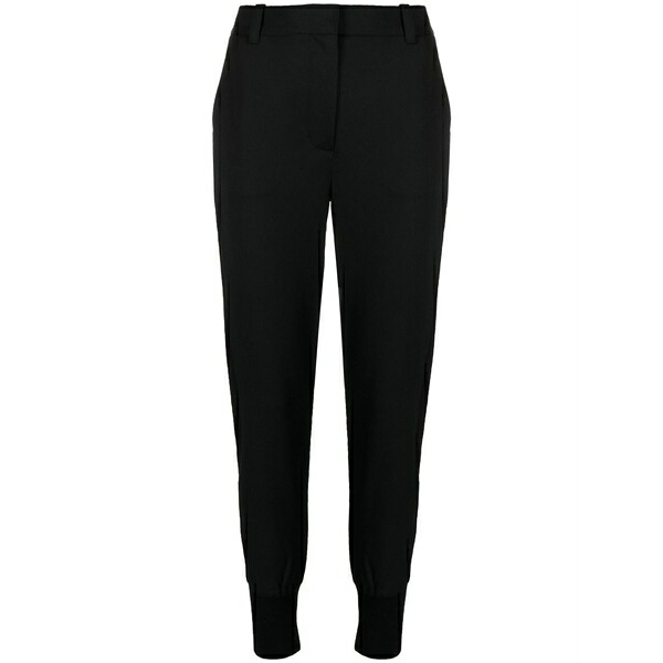 スリーワンフィリップリム レディース 心地よいズボン下 ボトムス Mid-rise wool tapered trousers Black