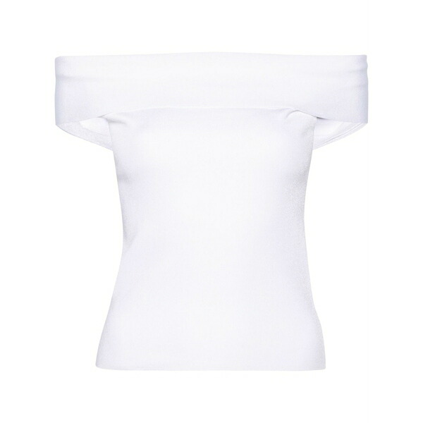 ファビアナ フィリッピ レディース プルオーバー トップス Off-shoulder fine-ribbed top White