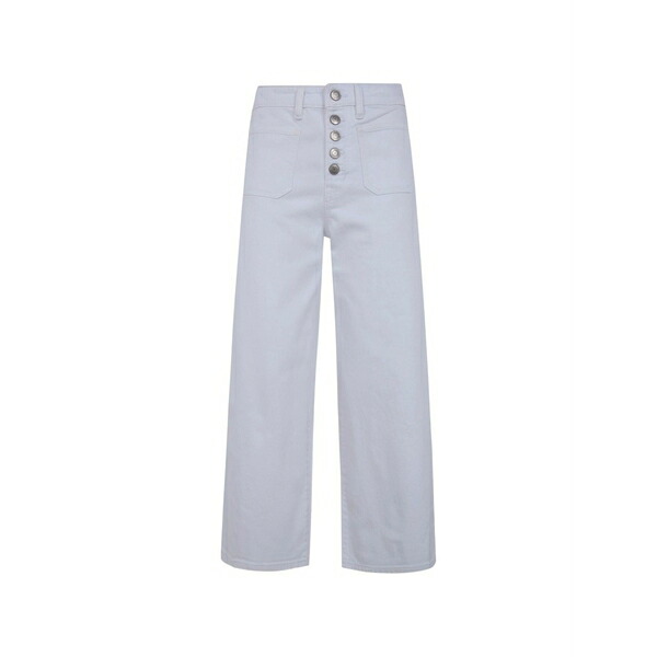 ラルフローレン レディース ジーンズズボン下 ボトムス High-rise wide-leg jeans White