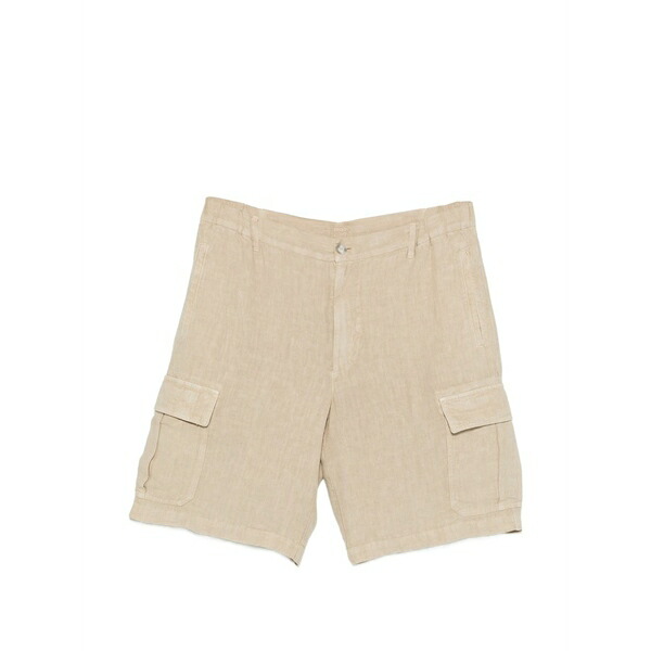 １２０％リノ メンズ 心地好いズボン下 ボトムス Belt-loop pocket shorts Neutrals