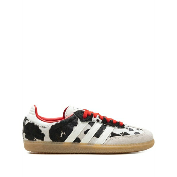 アディダス メンズ スニーカー シューズ Samba og cow-print sneakers White