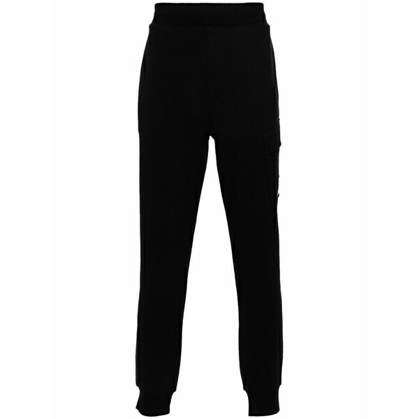 シーピーカンパニー メンズ 心地好いズボン下 ボトムス Lens-detail cargo trousers Black