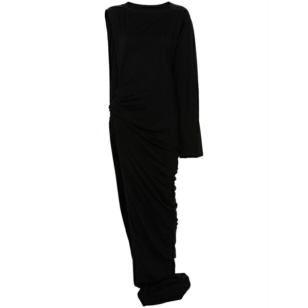 リックオウエンス レディース 衣装 トップス Edfu gown cotton dress Black