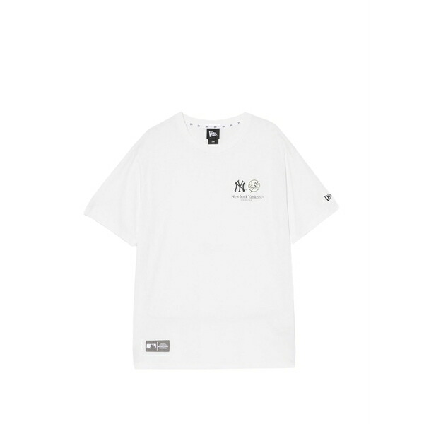 ニュー内鰓 メンズ ティーシャツ トップス Crew neck t-shirt White