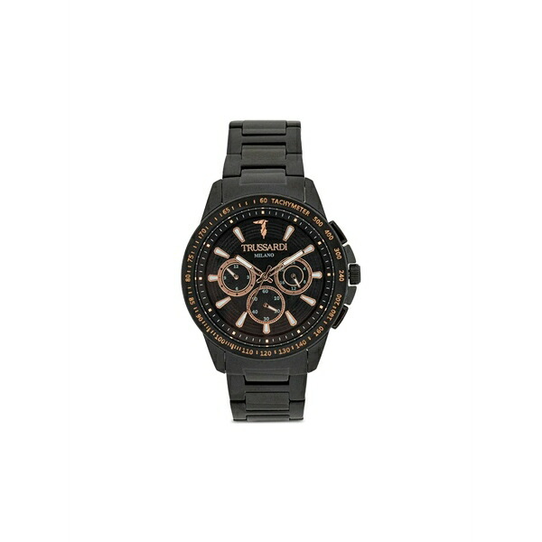 トラサルディ メンズ ウオッチ 付属品 T-hawk 44粍 Black