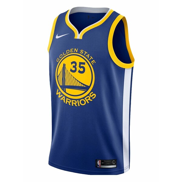 ナイキ メンズ カットソー トップス Warriors away icon swingman tank Blue