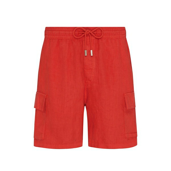 ヴィルブレクイン メンズ 心地好いズボン下 ボトムス Elastic-waistband shorts Red
