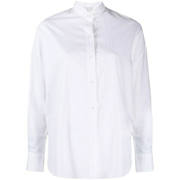 ヴィンス レディース プルオーバー トップス Silk blend shirt White