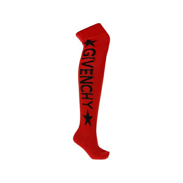 ジバンシー レディース ソックス アンダー御召しもの Printed socks Red