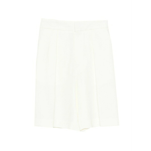 ヴィクトリア ベッカム レディース 心地よいズボン下 ボトムス Pleated shorts White