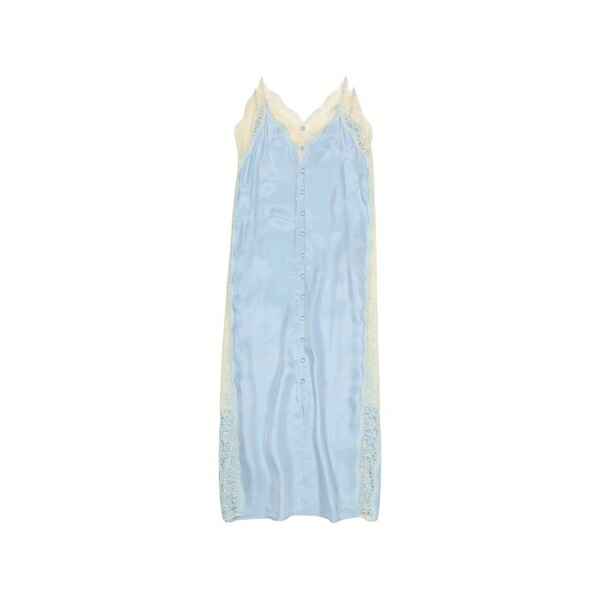 ビンバ イ ローラ レディース 衣装 トップス Lace-trim button-front MIDI dress Blue