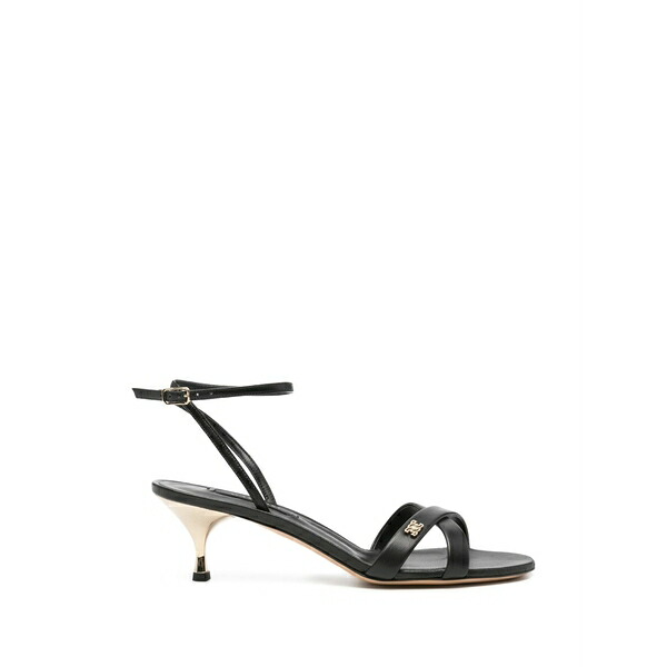 カサディ レディース サンダル シューズ Jane crossover-strap buckle-fastening sandals Black