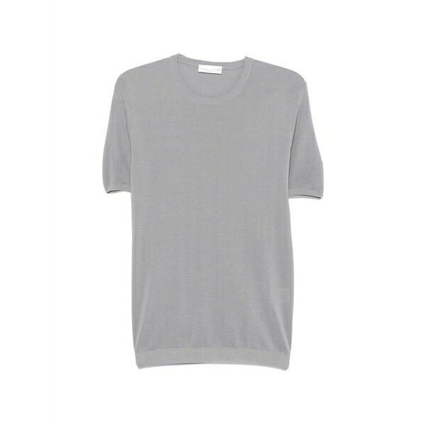 ロベルトコリーナ メンズ 編み物\u0026ティーシャツ アウター Short-sleeve knitted sweater Grey