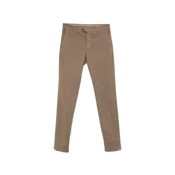 カナーリ メンズ 心地好いズボン下 ボトムス Slim-fit trousers Brown
