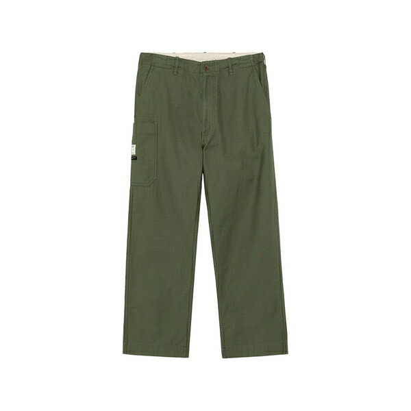 エンジニアガーメンツ メンズ 心地よいズボン下 ボトムス Cargo-pocket cotton cargo pants Green