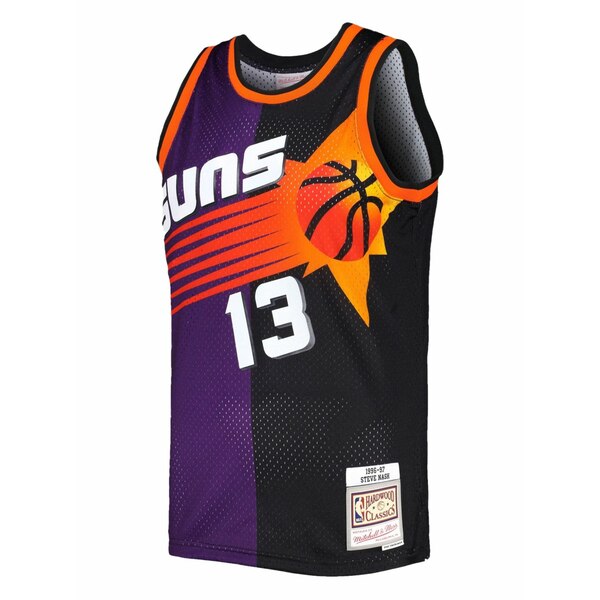 ミッチェル&ネス メンズ Tシャツ トップス X nba phoenix suns 1996 steve nash split swingman tank top Black｜asty
