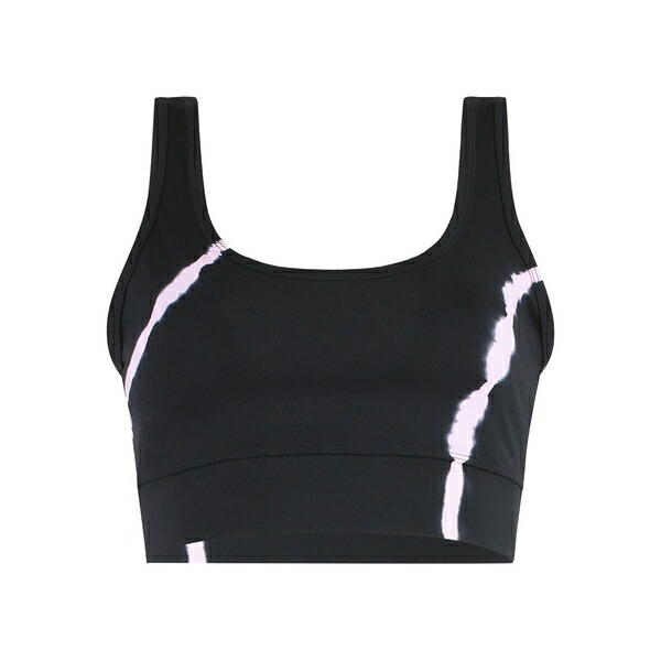 エレクトリックアンドさくら色 レディース カットソー トップス Scoop-neck sports bra Black