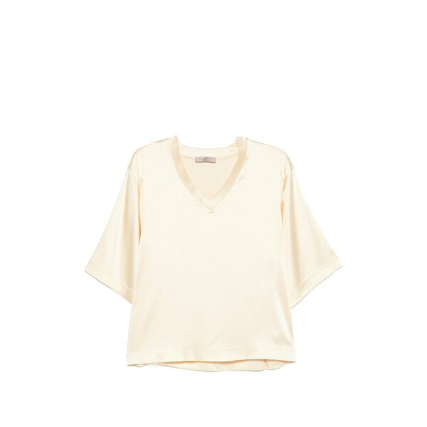 カーラ 重力加速度 レディース ティーシャツ トップス  v-neck blouse Neutrals