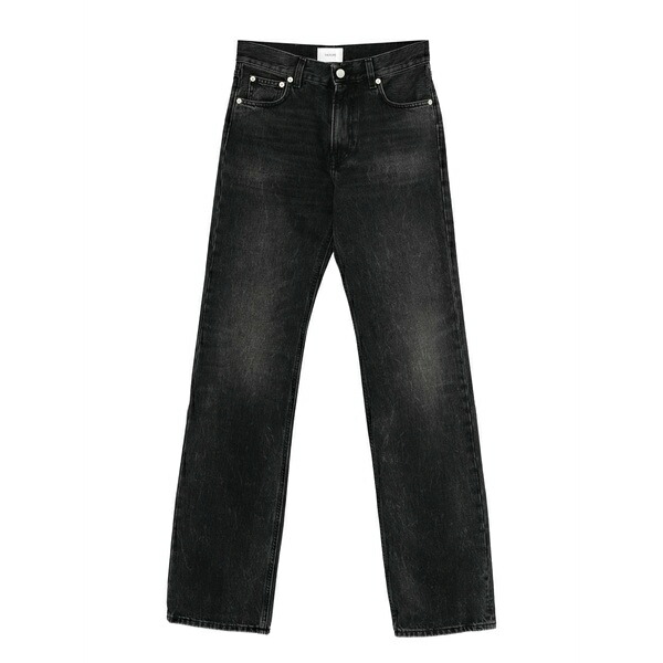 御機嫌冷やりとした レディース ジーンズズボン下 ボトムス Cotton jeans Black