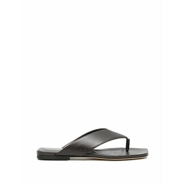 ロレーナアントニアッツィ レディース サンダル シューズ Square-toe flat sandals Brown