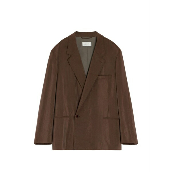 ルメール メンズ 上衣＆上衣 アウター Double-breasted blazer Brown
