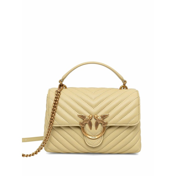 ピンコ レディース トートバッグ 御徒面子  love lady puff tote bag Yellow