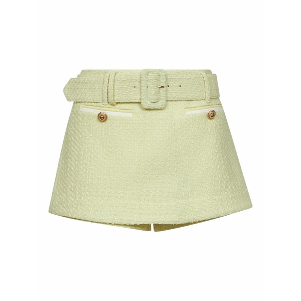 セルフ・ポートレイト レディース 心地好いズボン下 ボトムス Belted shorts Yellow