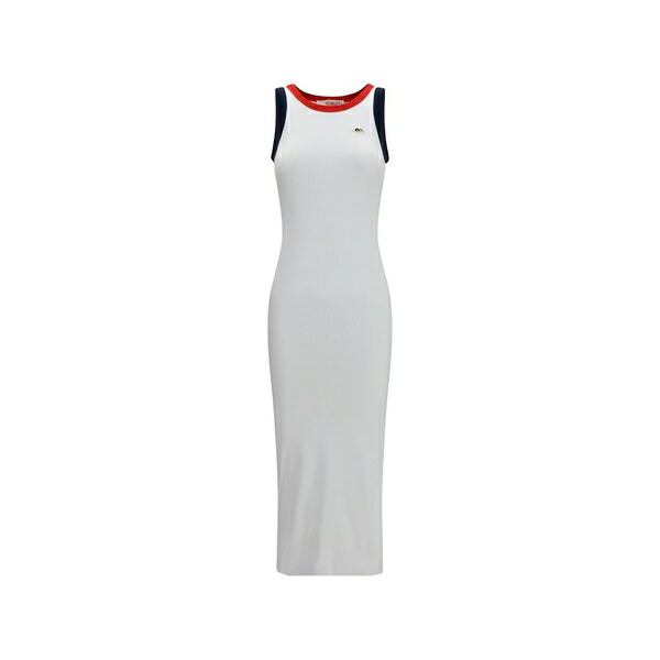 フィオルッチ レディース 衣装 トップス Ribbed angels-patch MIDI dress White