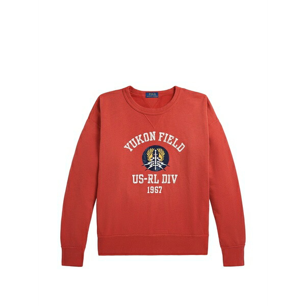 ラルフローレン メンズ パーカー・スウェットシャツ アウター Graphic-print sweatshirt Red