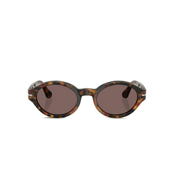 ペルソル レディース 黒眼鏡＆アイウェア 付属物 Oval-frame sunglasses Green