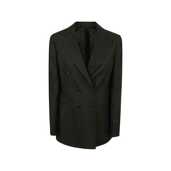 ラルディーニ レディース 上衣＆上衣 アウター Double-breasted blazer Black
